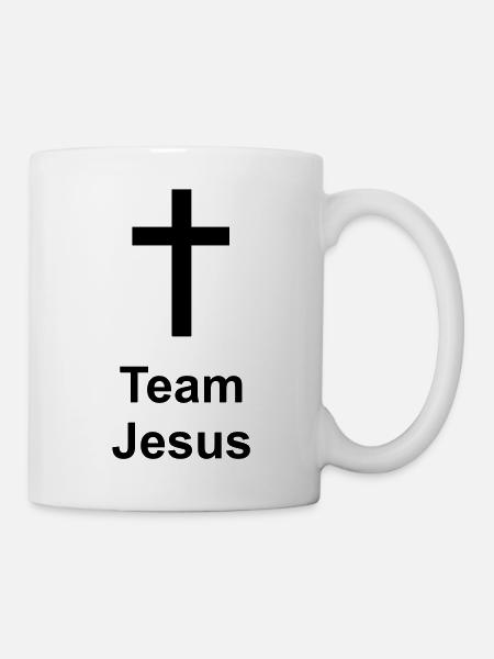 Team Jesus - Tasse - Weiß