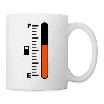 Tankanzeige - Mug blanc - blanc - Droite
