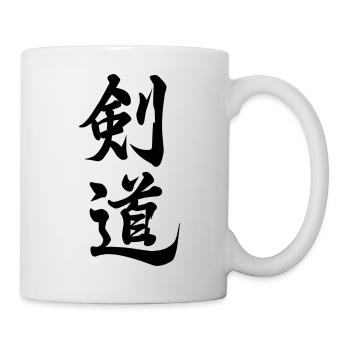 Kanji "Kendo" - Mug - white - Right