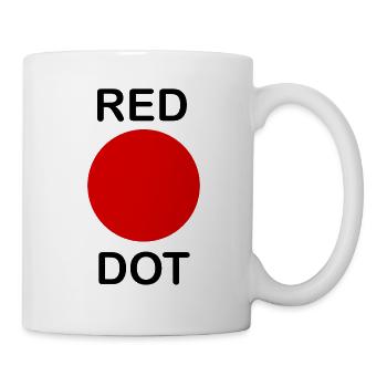 RED DOT - Tasse - Weiß - Rechts