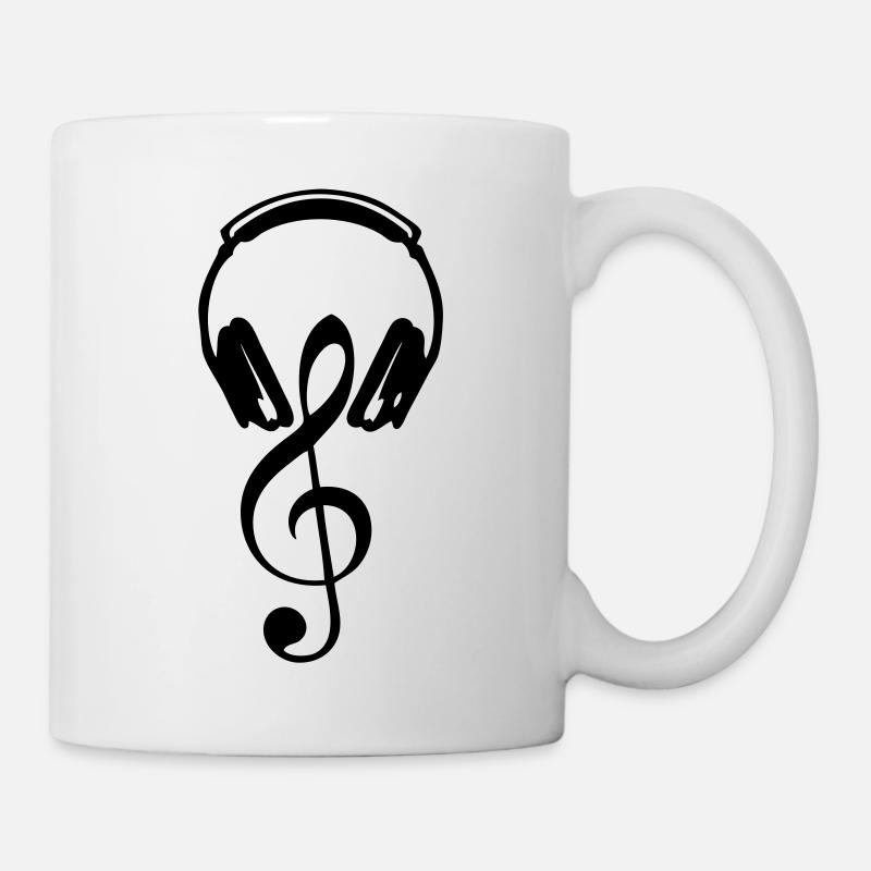 cle Helme dj Equalizer Boden note2 - Tasse - Weiß