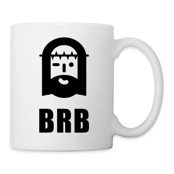 BRB Jésus idée de cadeau drôle pour les chrétiens de Pâques - Mug blanc - blanc - Droite