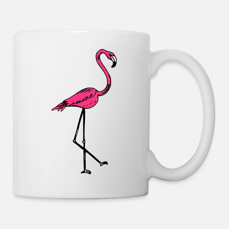 flamingo - Tasse - Weiß