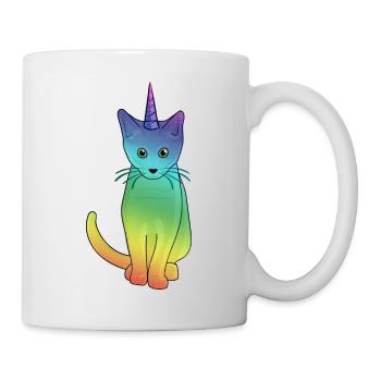 Je suis un caticorn .. Cat Unicorn tshirt unicorn squad - Mug blanc - blanc - Droite