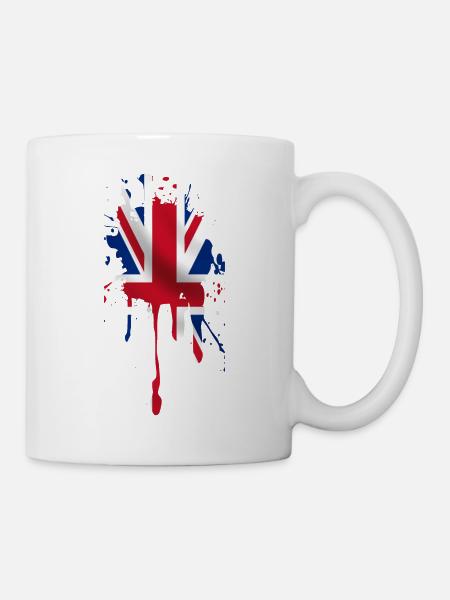 union jack - Mug - white
