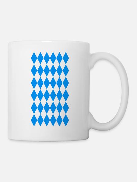 Bayern Raute - Tasse - Weiß