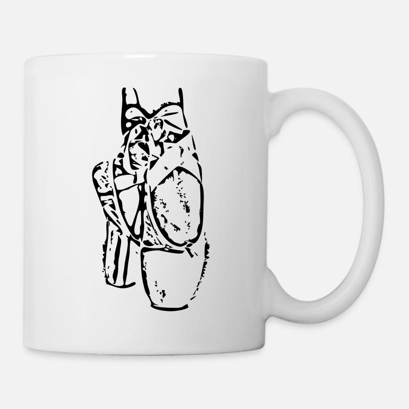 Ballett-Spitzenschuhe - Tasse - Weiß