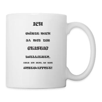 Drôle de dire - Mug blanc - blanc - Droite