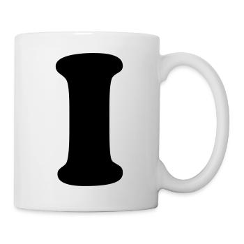 i - Mug blanc - blanc - Droite