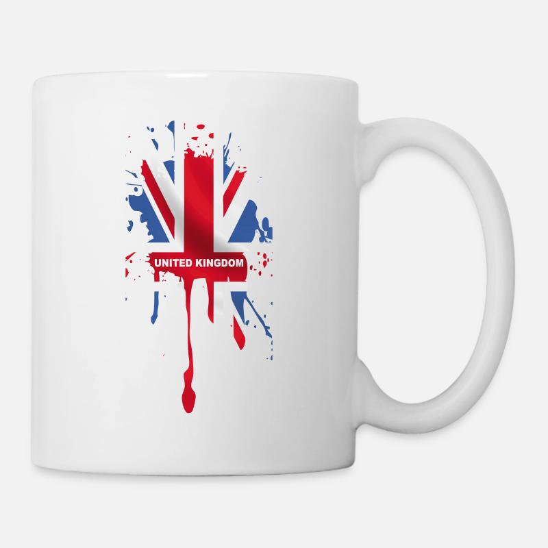 union jack 5 - Mug - white