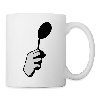 There is no spoon - Mug blanc - blanc - Droite