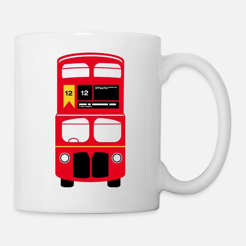 Londres Doppeldekcerbus Conception - Mug blanc - blanc