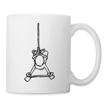 Male that measures in the air - Mug - white - Right