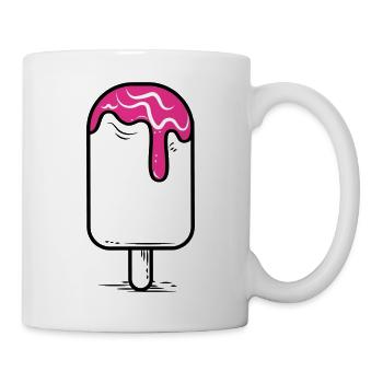 Eis am Stiel - Tasse - Weiß - Rechts