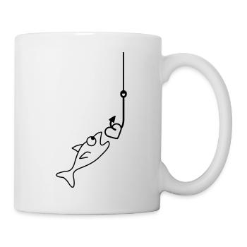 Fishing With Heart - Mug - white - Right