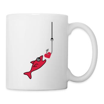 Fishing With Heart - Mug - white - Right