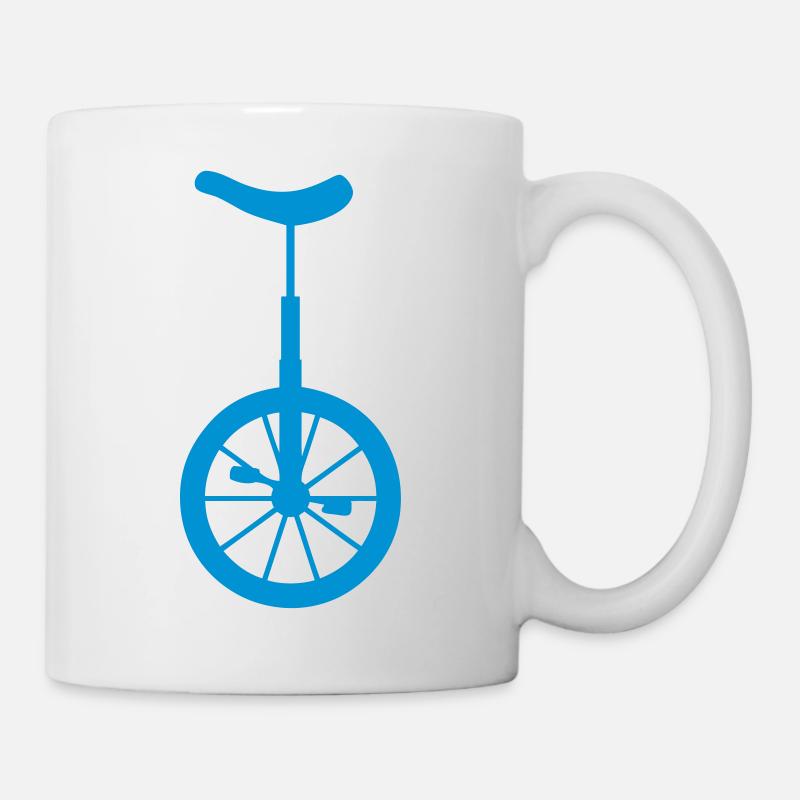 Rad Einrad Rad 10062 - Tasse - Weiß