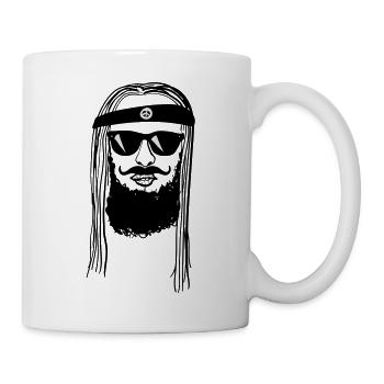 Hippie Jesus - Tasse - Weiß - Rechts