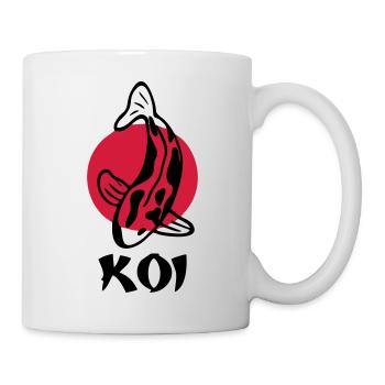 Koi - Tasse - Weiß - Rechts
