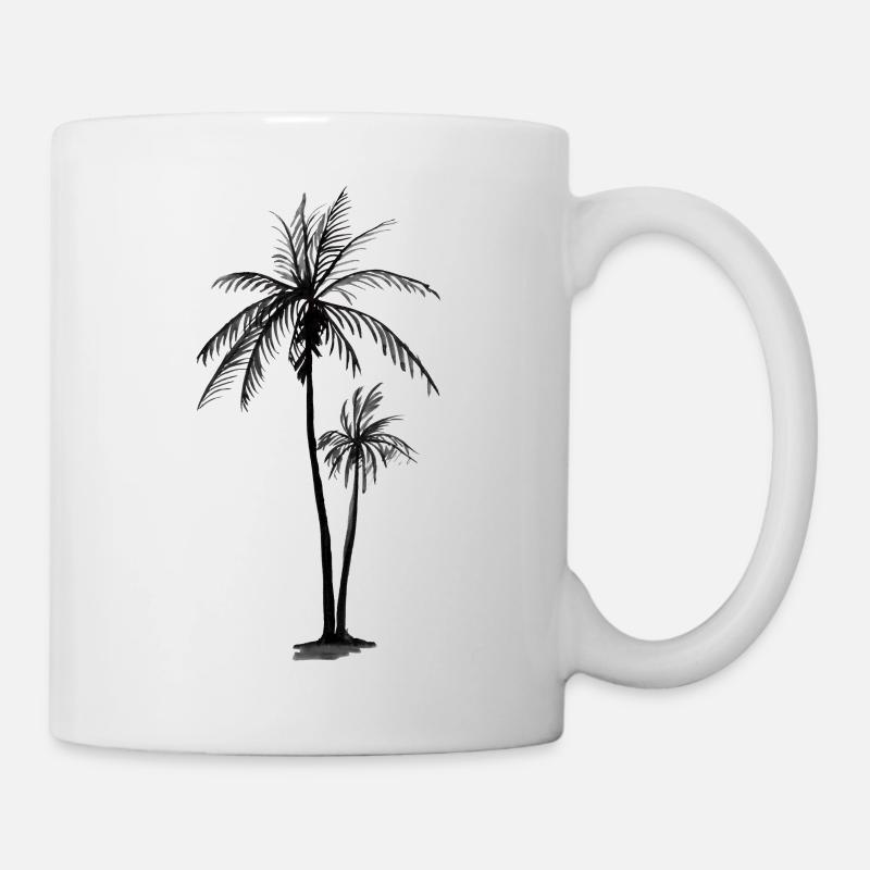 Palmiers - Mug blanc - blanc