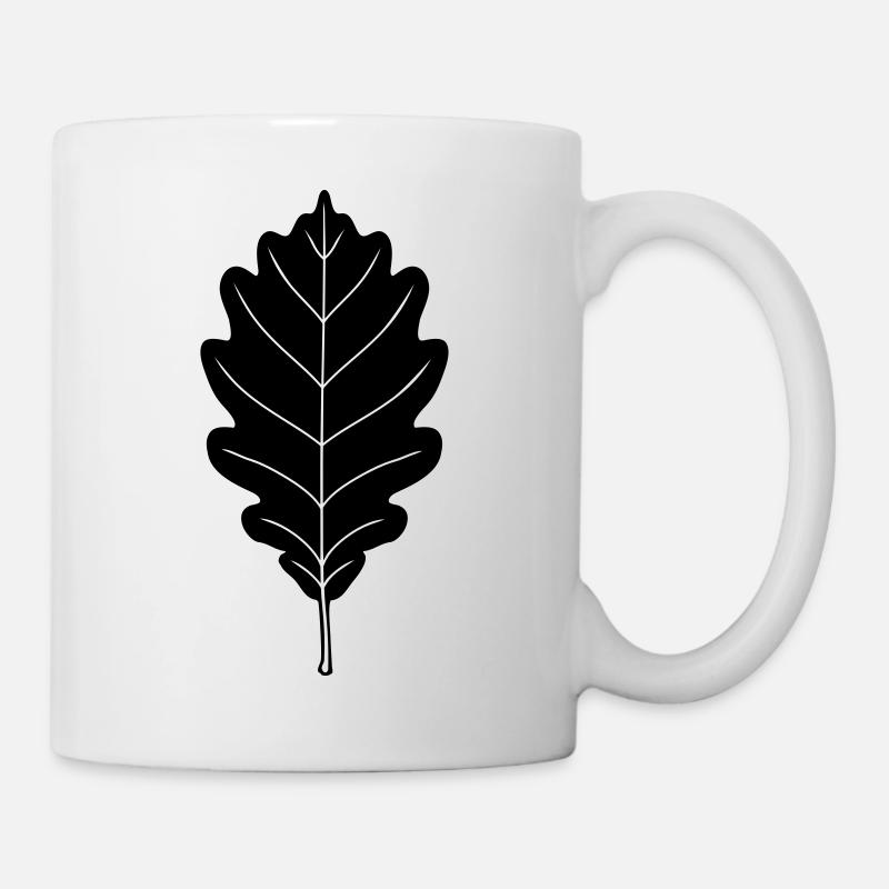 Oak Leaf - Tasse - Weiß