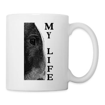 Chemise miniature Bull Terrier Bullielove - Mug blanc - blanc - Droite