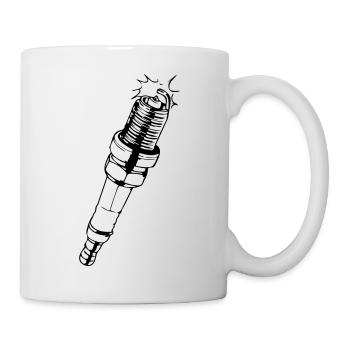 Sparkplug2 - Tasse - Weiß - Rechts