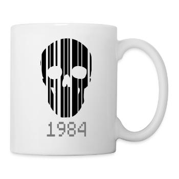 barcode Skull 1984 - Mug - white - Right