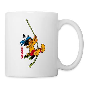 Yakari mit Liane - Tasse - Weiß - Rechts