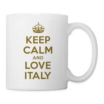 keep calm and love italy - Mug - white - Right