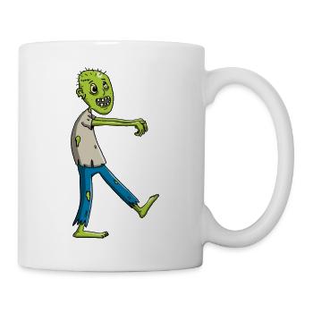 Zombie - Tasse - Weiß - Rechts