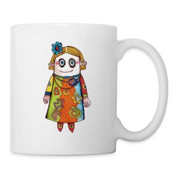 Vauda die Puppe - Tasse - Weiß - Rechts