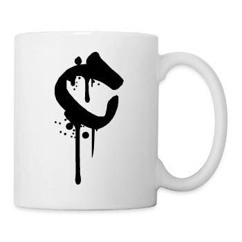 C graffiti drops Farbklex blood spray - Mug - white - Right