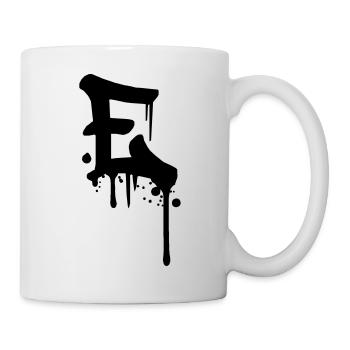 E graffiti drops Farbklex blood spray - Mug - white - Right