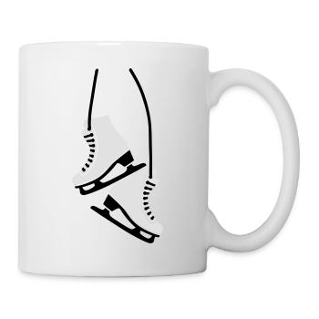Schlittschuh - Tasse - Weiß - Rechts