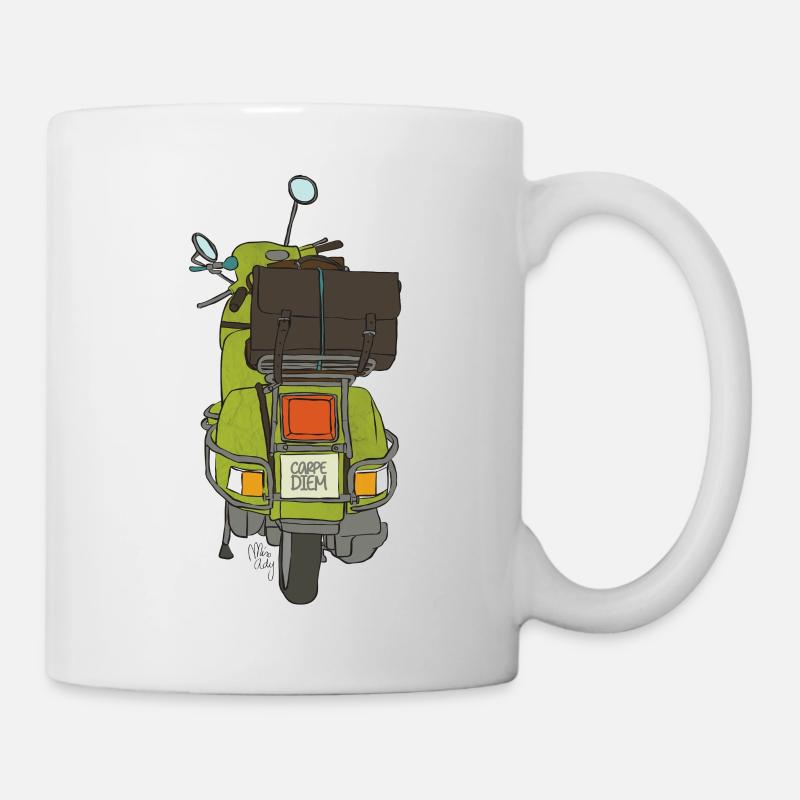 2 wheels - Mug - white