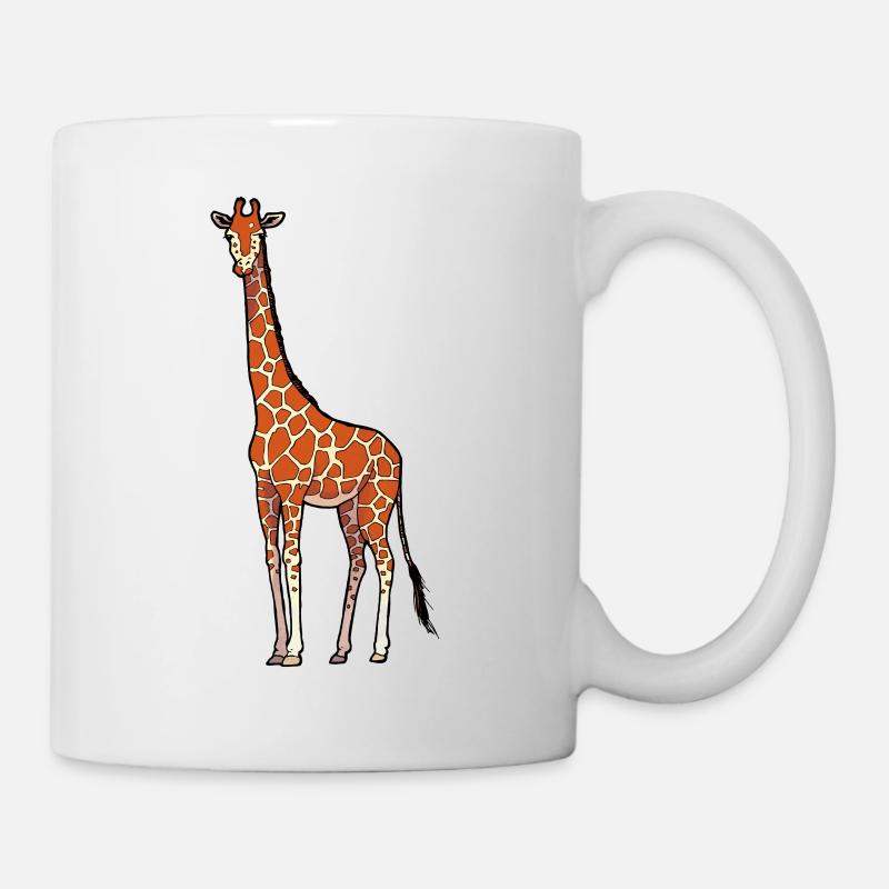 Girafe / Giraffe 02 - Mug blanc - blanc