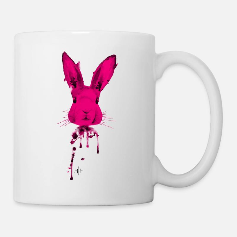 Lapin Rose - Mug blanc - blanc