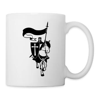 cavalier_templier - Mug blanc - blanc - Droite