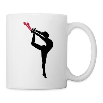 Gymnastik - Tasse - Weiß - Rechts