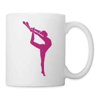 Gymnastik - Tasse - Weiß - Rechts