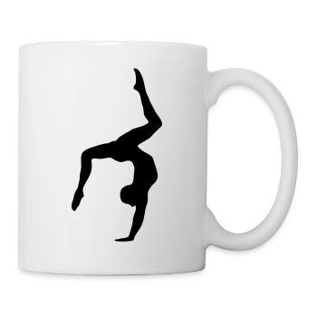 Turnen Bodenturnen Kunstturnen Gymnastic Sport - Tasse - Weiß - Rechts