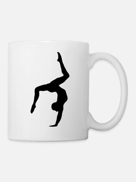 Turnen Bodenturnen Kunstturnen Gymnastic Sport - Tasse - Weiß