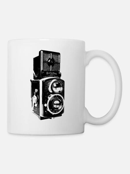 Rolleiflex-Kamera - Tasse - Weiß