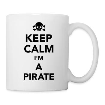 Pirat - Tasse - Weiß - Rechts