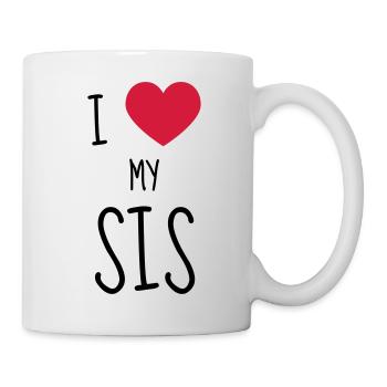 Sis Sister Soeur Schwester Sœur Friend Family - Mug - white - Right