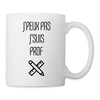 School Teacher Schule Lehrerin Ecole Prof Lehrer - Mug - white - Right