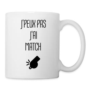 Arbitre / Arbitrage / Sport / Sifflet - Mug blanc - blanc - Droite