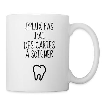 Dentist Zahnarzt Dentiste Zahnärztin Medecine - Mug - white - Right
