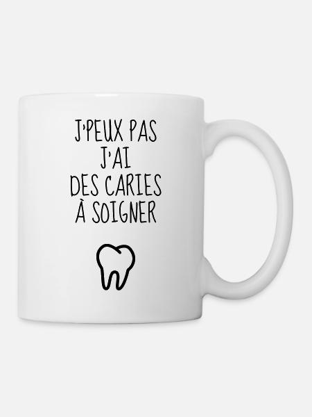 dentiste / dent / médecin / médecine - Mug blanc - blanc